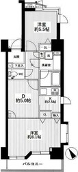 ライオンズマンション小石川シティの物件間取画像